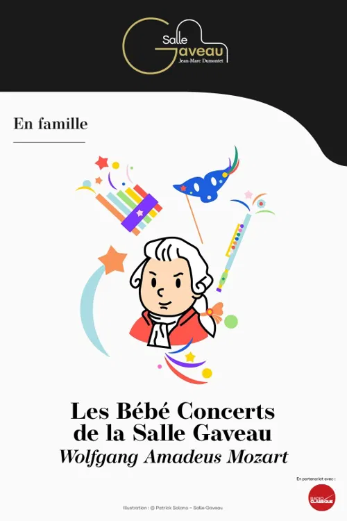 Affiche de Bébé Concert : Wolfgang Amadeus Mozart