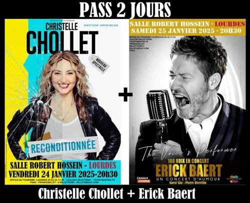 Affiche de Week-end du rire de Lourdes | Pass 2 jours