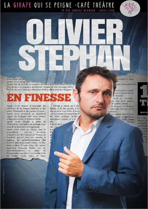 Affiche de Olivier Stephan dans En finesse