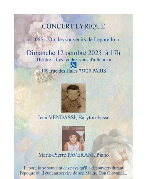 Affiche de 2065 ou les souvenirs de Leporello