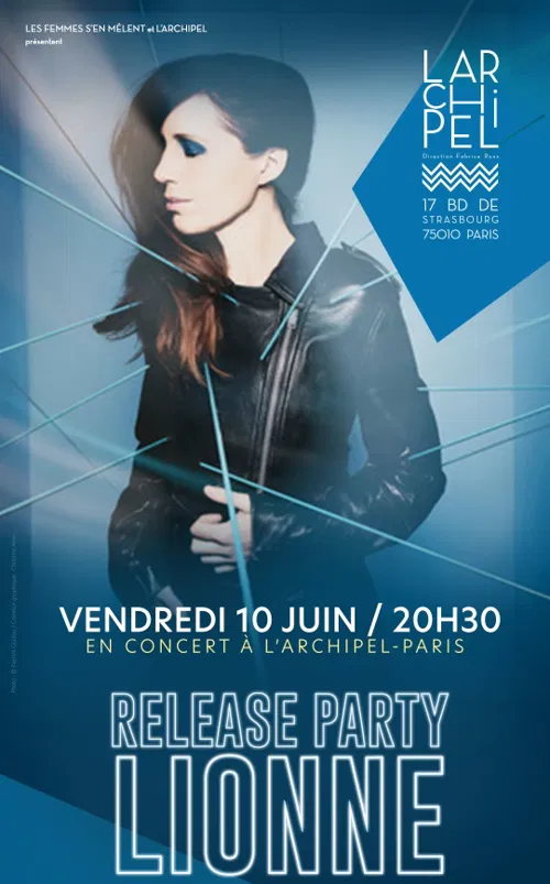 Affiche de Release Party Lionne