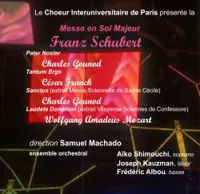 Schubert, Gounod, Mozart : Concert du Choeur Interuniversitaire de Paris - 