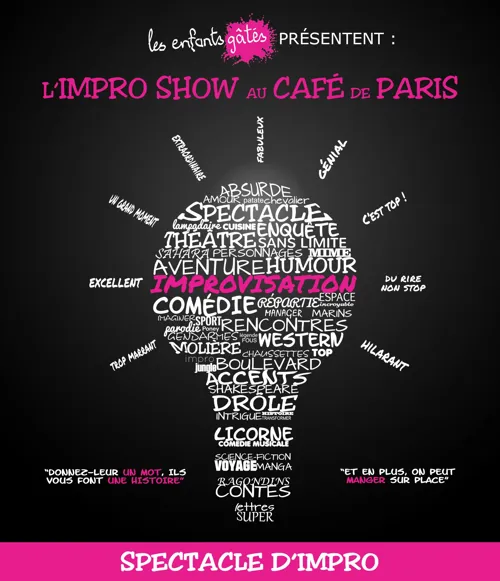 Affiche de L'Impro Show des Enfants Gâtés