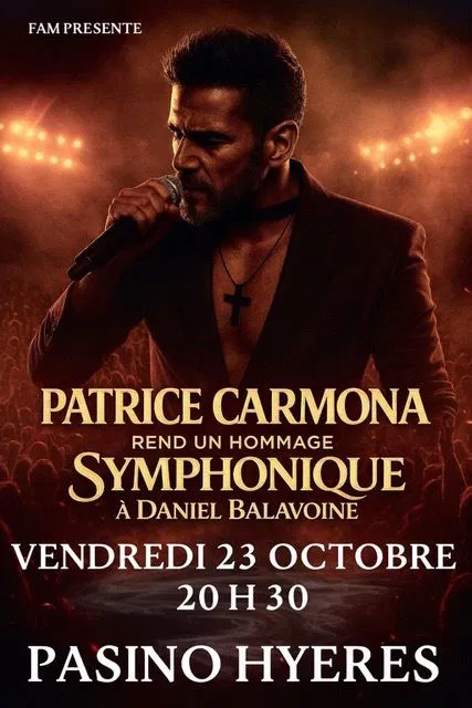 Affiche de Patrice Carmona : Hommage symphonique à Daniel Balavoine