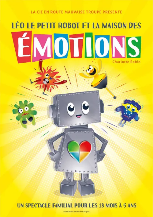 Affiche de Léo le petit robot et la maison des émotions