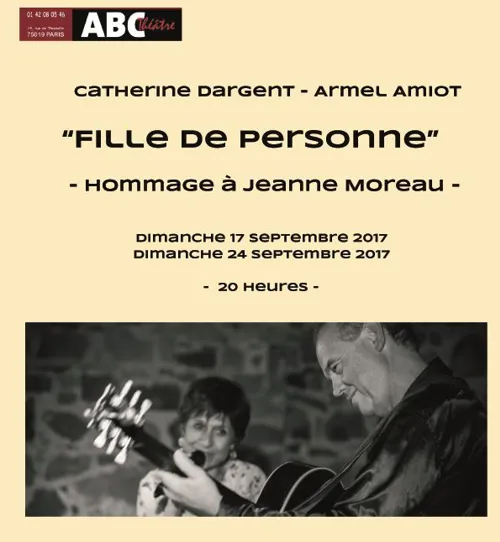 Affiche de Fille de personne - Hommage à Jeanne Moreau