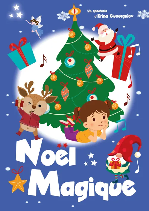 Affiche de Noël magique