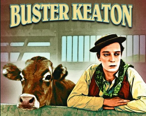 Affiche de Ciné-concert : Go West (ma vache et moi) de Buster Keaton