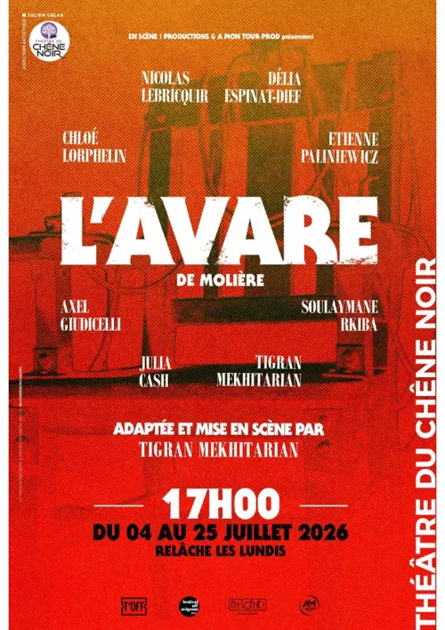 Affiche de L'Avare
