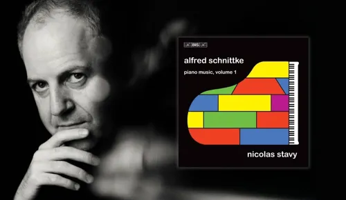 Affiche de Nicolas Stavy, piano : Schnittke, Bach, Schubert