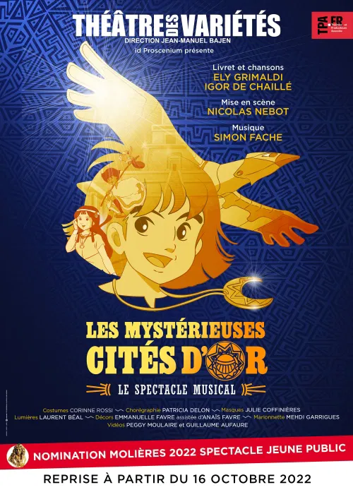 Affiche de Les Mystérieuses Cités d'Or