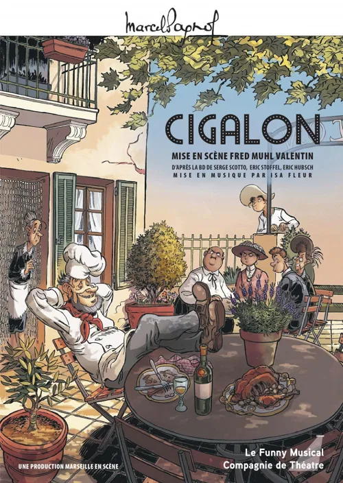 Affiche de Cigalon de Marcel Pagnol