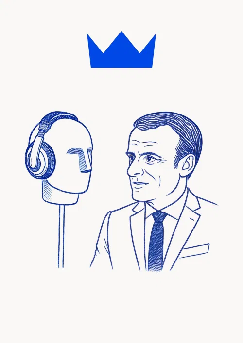 Affiche de La thérapie d'Emmanuel Macron