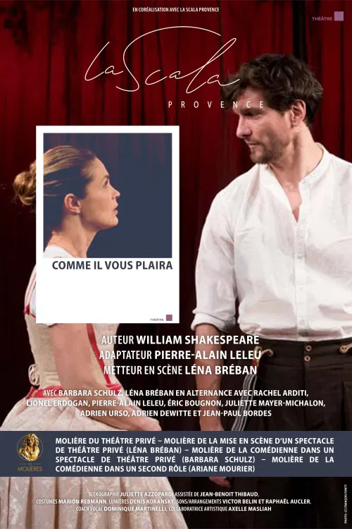 Affiche de Comme il vous plaira | avec Barbara Schulz