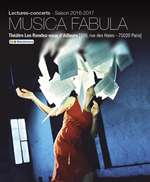 Affiche de Musica Fabula | Sortie de bain littéraire