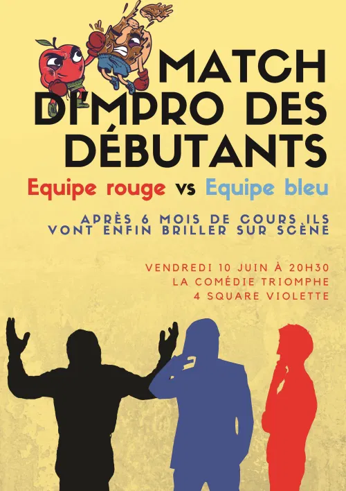 Affiche de Match d'impro des débutants