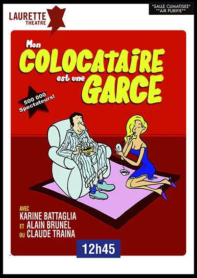 Affiche de Mon colocataire est une garce