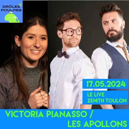 Affiche de Victoria Pianasso et Les Apollons s'éclatent au Live !