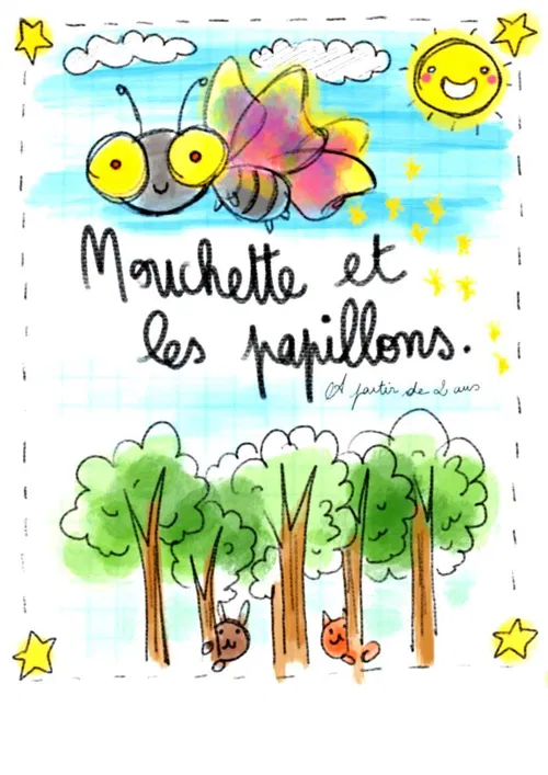 Affiche de Mouchette et les papillons