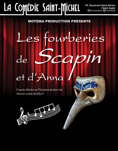 Affiche de Les fourberies de Scapin et d'Anna