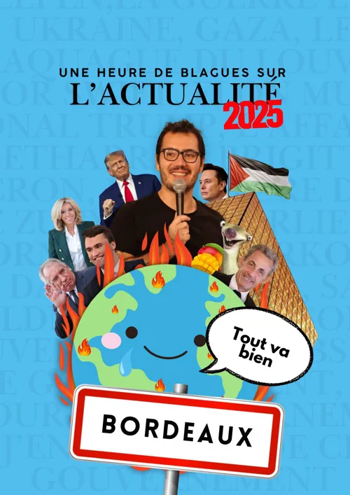 Affiche de Ronan dans 1 heure de blagues sur l'actualité