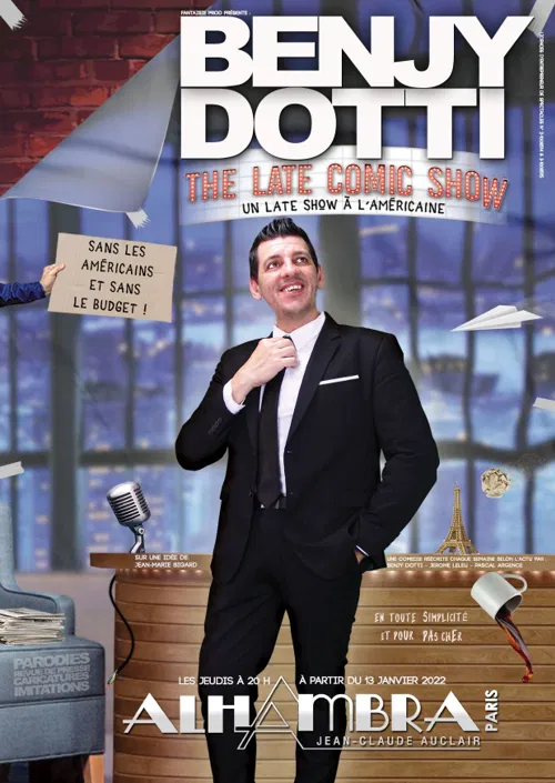 Affiche de Benjy Dotti dans The Late Comic Show