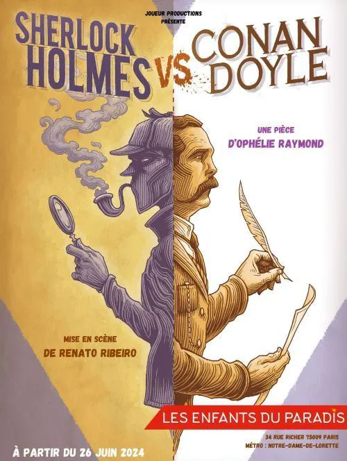 Affiche de Sherlock Holmes vs Conan Doyle