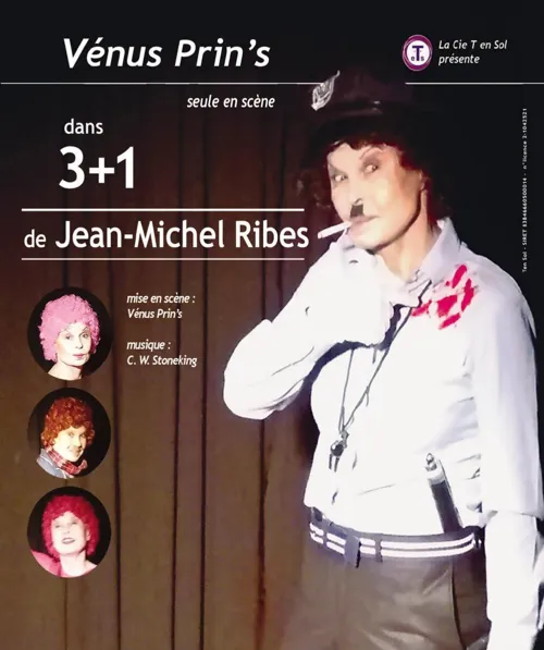 Affiche de Vénus Prin's dans 3+1 de Jean-Michel Ribes