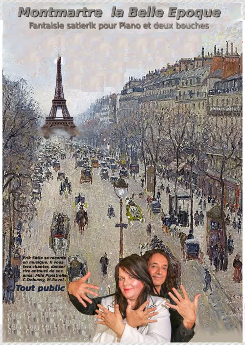 Affiche de Montmartre la belle époque, Satie