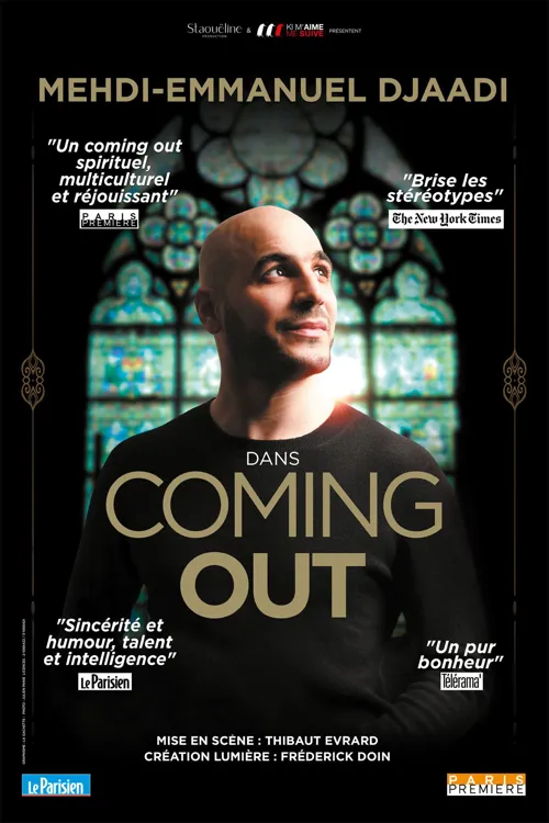 Affiche de Mehdi Djaadi dans Coming-out