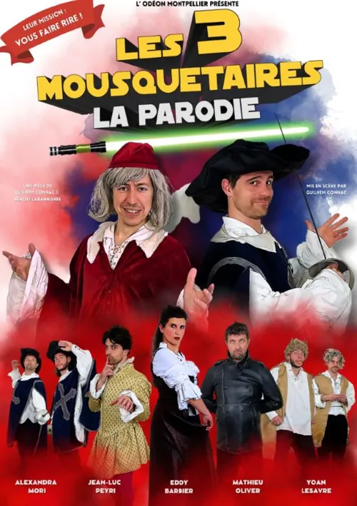 Affiche de Les trois mousquetaires, la parodie