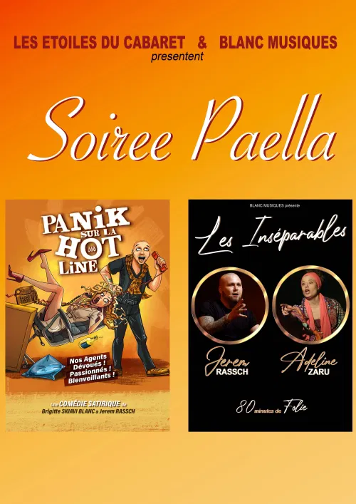 Affiche de Soirée Paëlla Spectacles