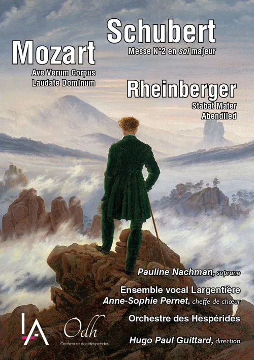 Affiche de Schubert / Mozart / Rheinberger