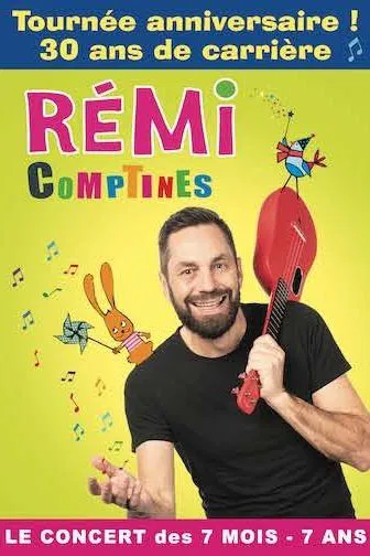 Affiche de Rémi Comptines : le concert des comptines