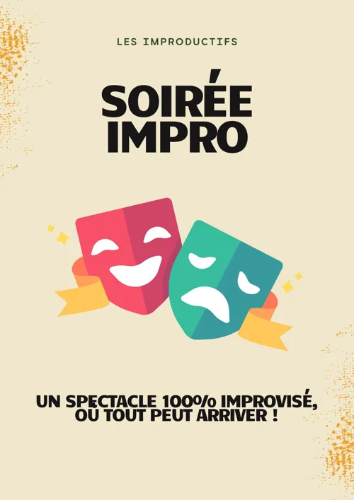 Affiche de Cabaret improvisé des Imaginaires