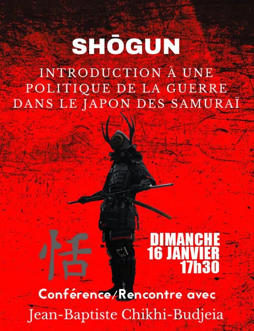 Affiche de Conférence : Jean-Baptiste Chikhi-Budjeia