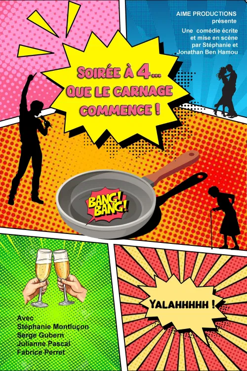 Affiche de Soirée à 4... Que le carnage commence !