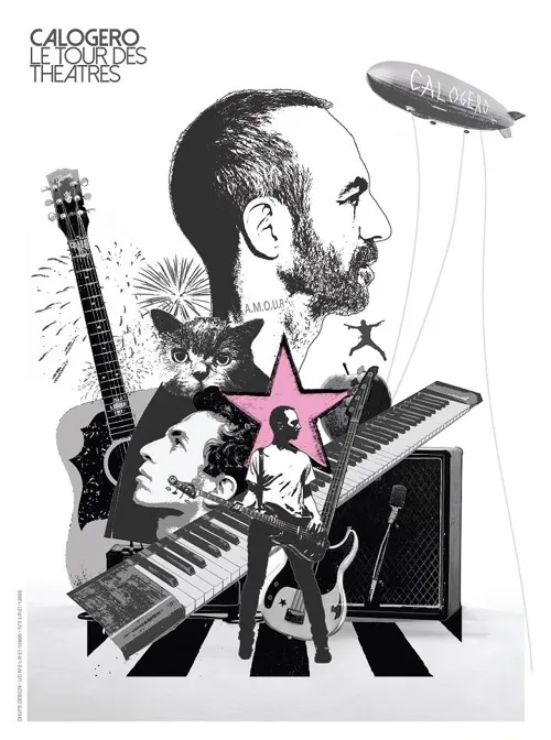 Affiche de Calogero : Le Tour des Théâtres
