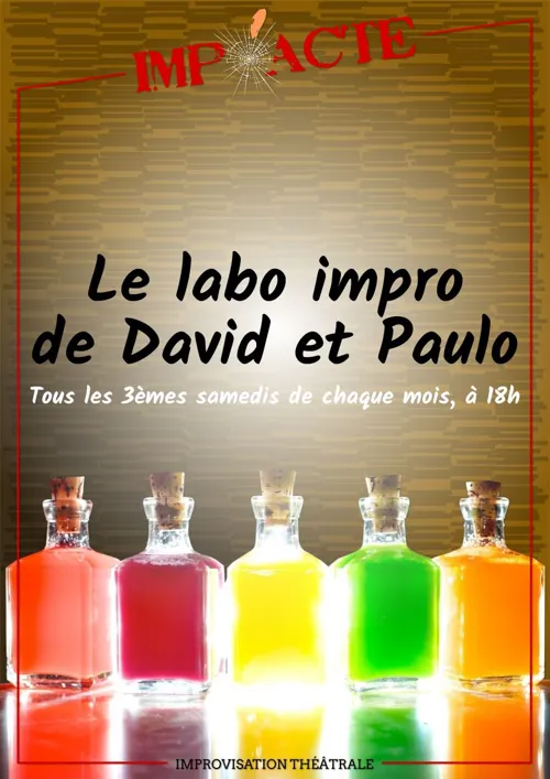 Affiche de Le Labo impro de David et Paulo