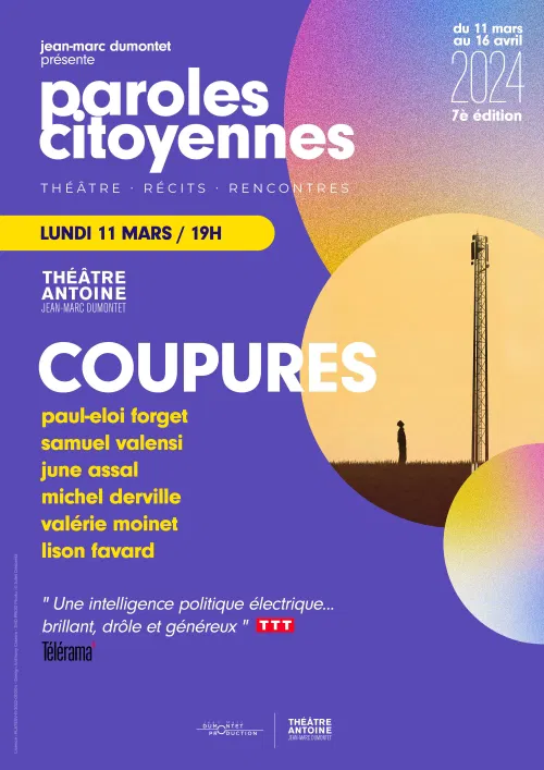 Affiche de Paroles Citoyennes : Coupures
