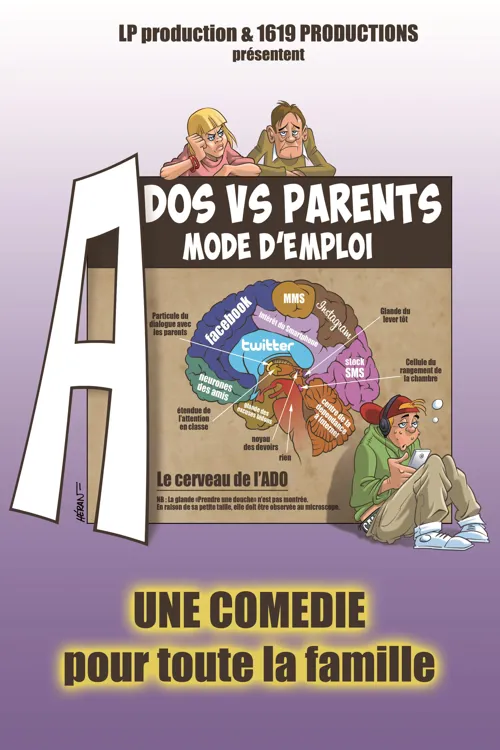 Affiche de Ados vs parents : mode d'emploi