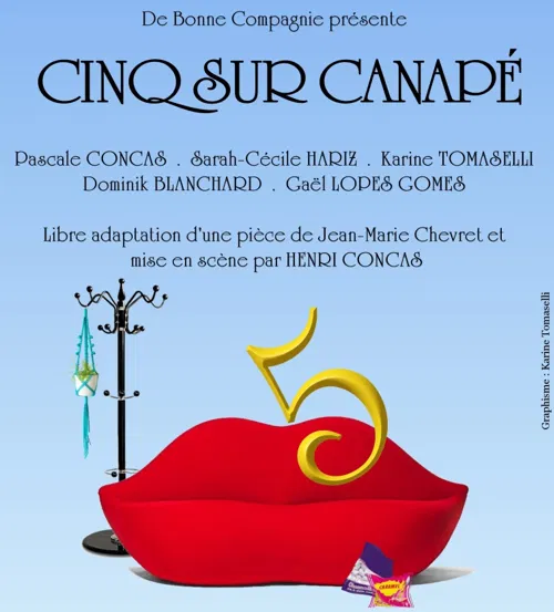 Affiche de 5 sur Canapé