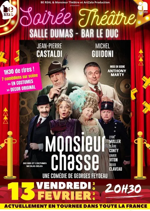 Affiche de Monsieur Chasse | avec Jean-Pierre Castaldi et Michel Guidoni