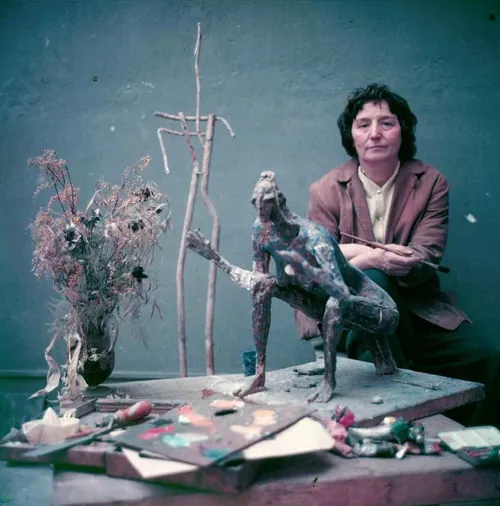 Affiche de Visite guidée : Germaine Richier, l'art et la matière, exposition | par Michel Lhéritier