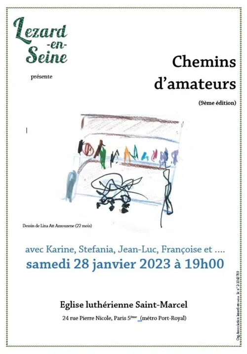 Affiche de Chemins d'Amateurs - 9 ème édition