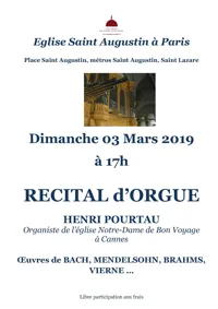 Récital d'orgue - 