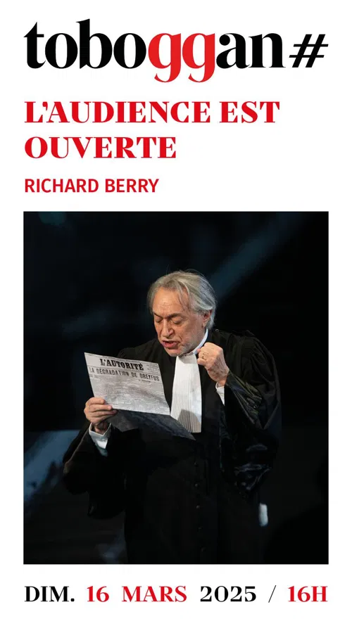 Affiche de L'audience est ouverte - avec Richard Berry