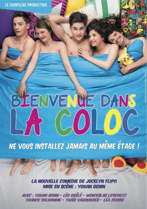 Affiche de Bienvenue dans la coloc