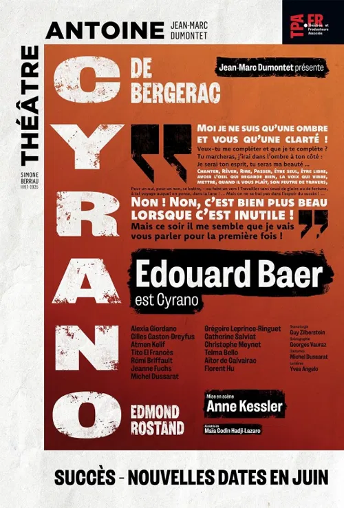 Affiche de Cyrano avec Edouard Baer