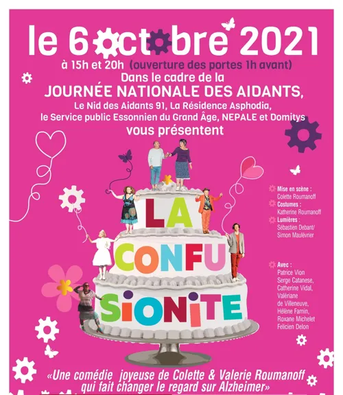 Affiche de La confusionite de Colette et Valérie Roumanoff